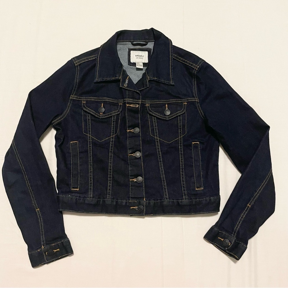 Forever 21 Denim Jacket Womens Size Medium